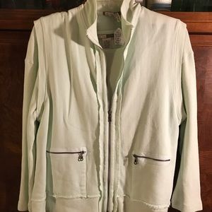 Two Dog Island long sleeve tee shirt and vest set